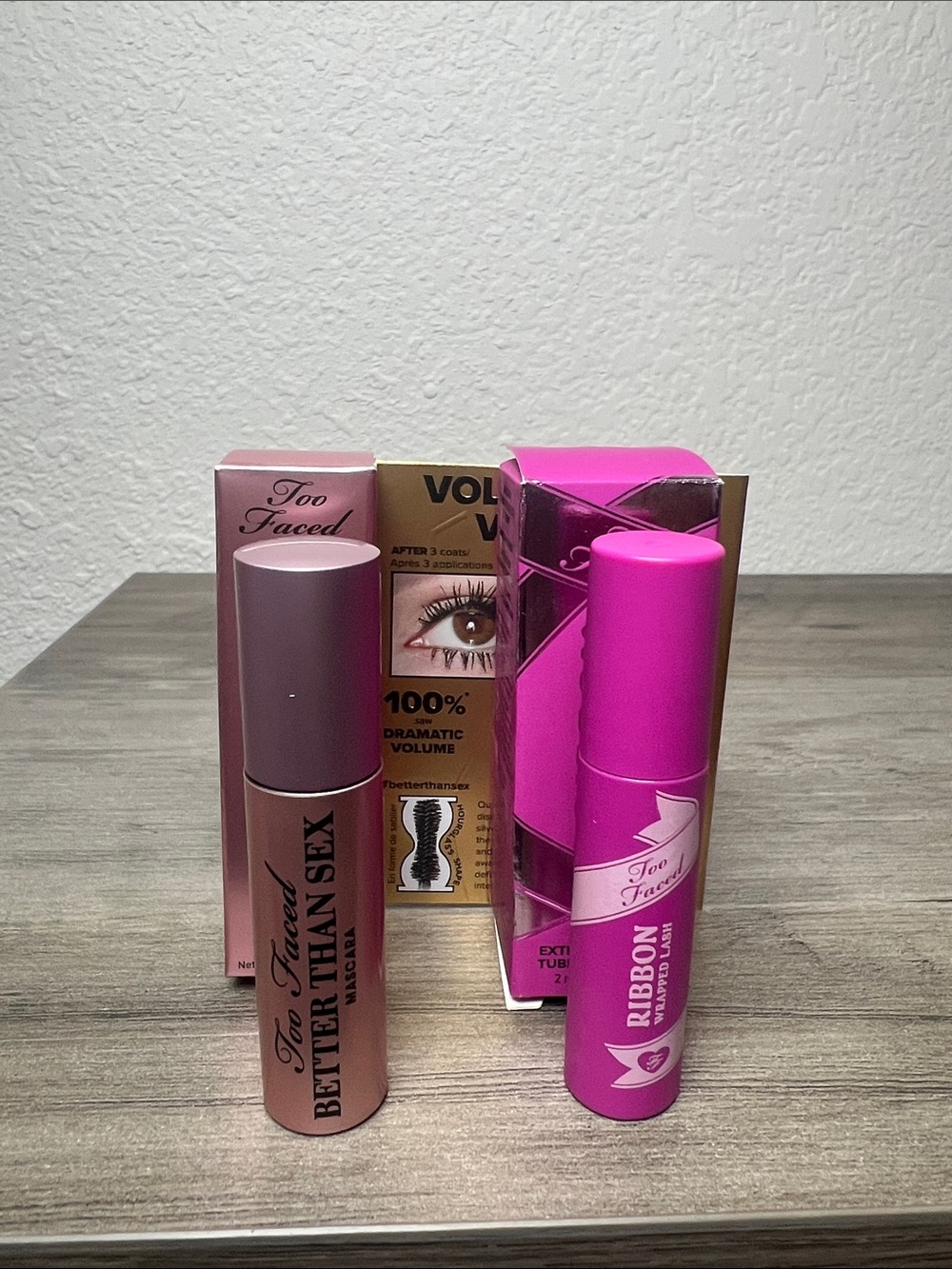 Too Faced Ribbon Wrapped Lash & Better than Sex Mascara Travel Bundle